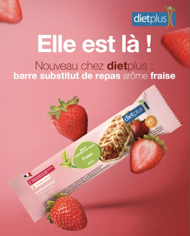 barre substitut de repas fraise
