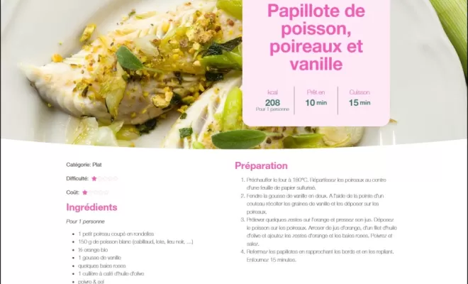 poisson papillotte